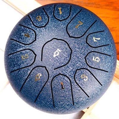 Ethereal 11 Tune Steel Tongue Drum For Relaxing Music