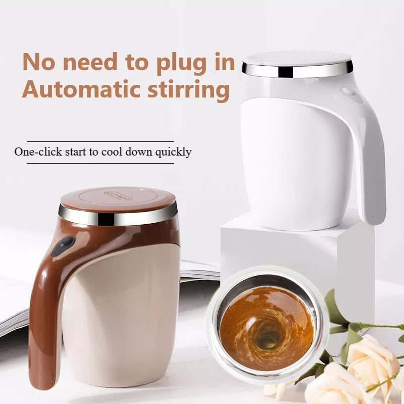 Rechargeable Automatic Stirring Cup Electric Magnetic Milkshake Mixer