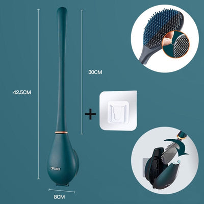 Modern Flexible Silicone Toilet Brush For Easy Cleaning