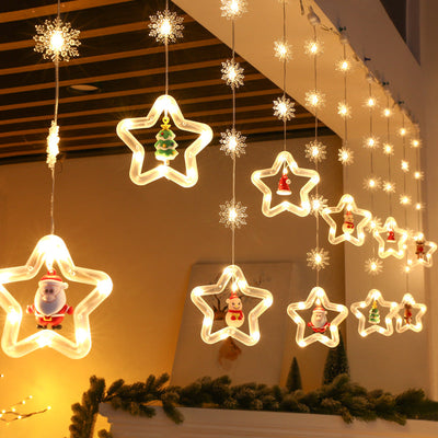 Christmas LED Wishing Ball String Lights Set Of 10 Decorative Balls