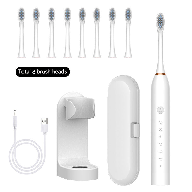 Portable Sonic Electric Toothbrush For Adults With Powerful Cleaning