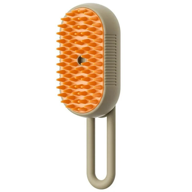 Steam Pet Brush 3 In 1 Electric Grooming Comb For Cats And Dogs