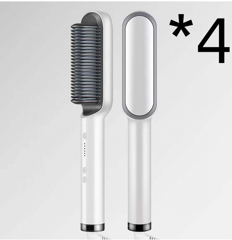 2 In 1 Hair Straightener Hot Comb Curling Tong Electric Brush