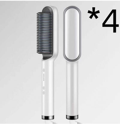 2 In 1 Hair Straightener Hot Comb Curling Tong Electric Brush