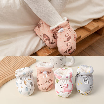 Warm Baby Boots Soft Fur Cozy Infant Shoes For Winter