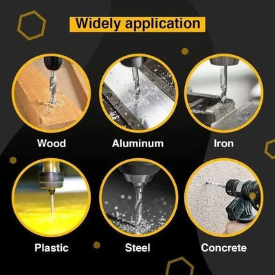 Thread Tap Drill Bits Set 6 Pieces For Precision Tapping