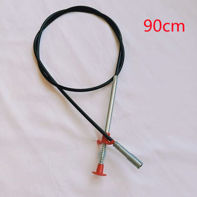 60CM Sewer Dredger Spring Pipe Drain Hair Clog Remover Tool