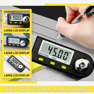 Digital Angle Ruler With Clear Digital Display For Precise Measurement