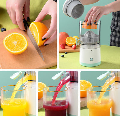 Portable Electric Juicer Mini USB Rechargeable Fruit Blender Cup
