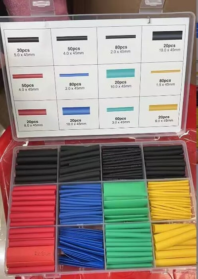 Heat Shrink Tubing Insulation Sleeve Kit Box Set