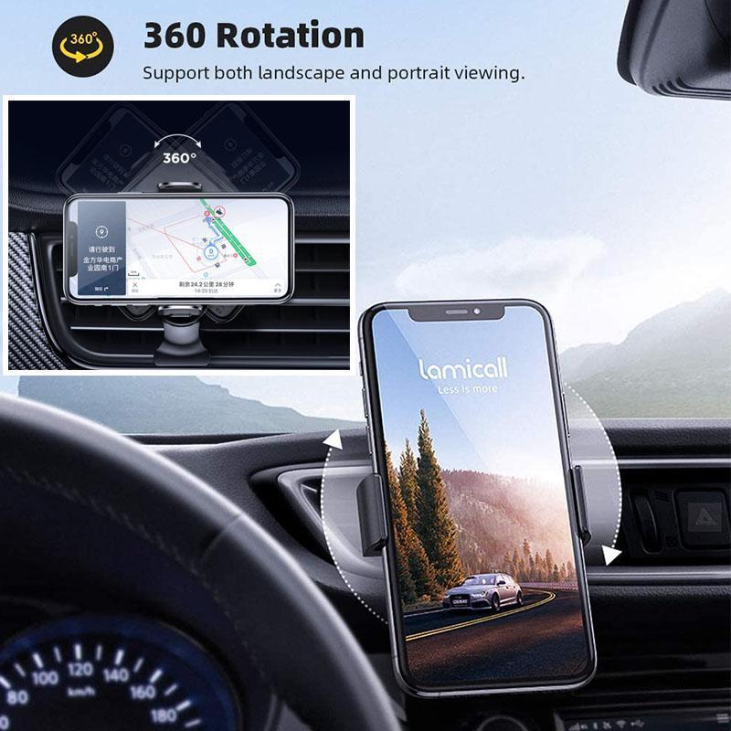 Electric Phone Holder With Induction For Mobile Devices