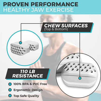 Facial Jaw Exerciser Fitness Ball For Jawline And Neck Toning