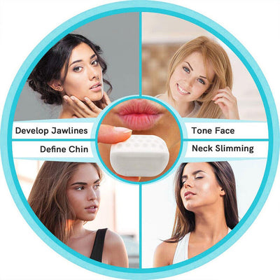 Facial Jaw Exerciser Fitness Ball For Jawline And Neck Toning
