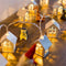 Fairy Wood House Lights String For Christmas Village Decoration