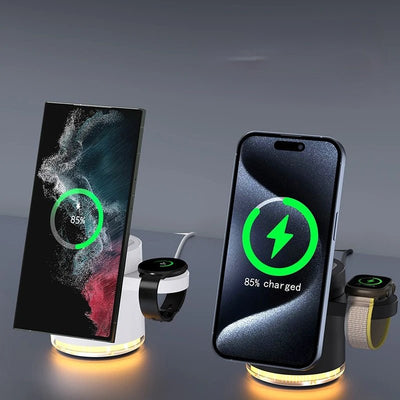 Fast Charging Wireless Charger 3-in-1 Foldable Stand For IPhone Apple Watch AirPods