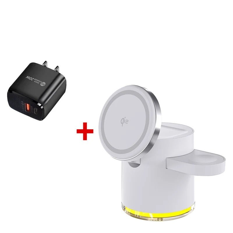 Fast Charging Wireless Charger 3-in-1 Foldable Stand For IPhone Apple Watch AirPods