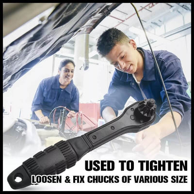 2 In 1 Drill Chuck Ratchet Spanner Multi Functional Tool