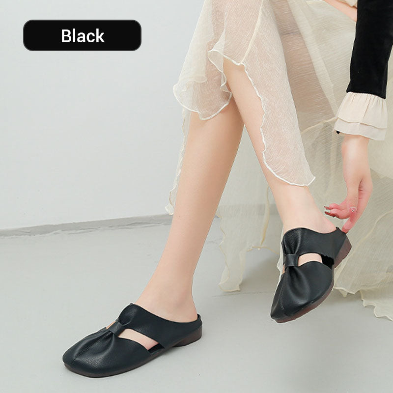 Women's Knot Mules Soft Sole Comfortable Casual Slip-On Shoes