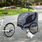 Pet Bicycle Trailer Lightweight Foldable Safe Carrier For Pets