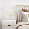 Feather Table Lamp LED Soft Light For Bedroom Dining Coffee Ambiance