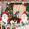 Fence Panel Christmas Decor Santa Snowman Reindeer Indoor Outdoor Charm