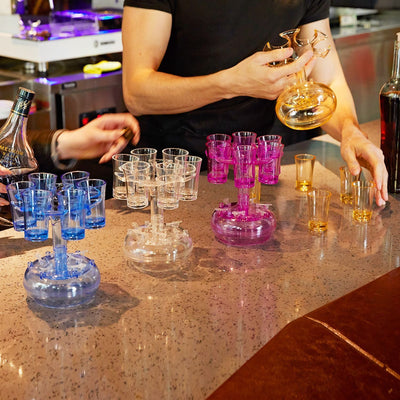 6-Shot Glass Shot Dispenser Holder For Wine Whisky Beer Party