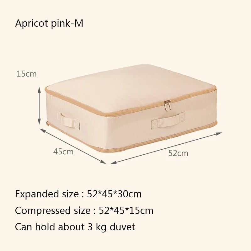 Large Capacity Compressive Duvet Storage Bag For Bedding Organization