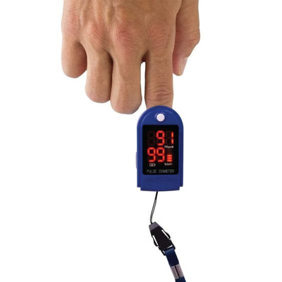 Fingertip Pulse Oximeter With SpO2 PR Value And Waveform Display