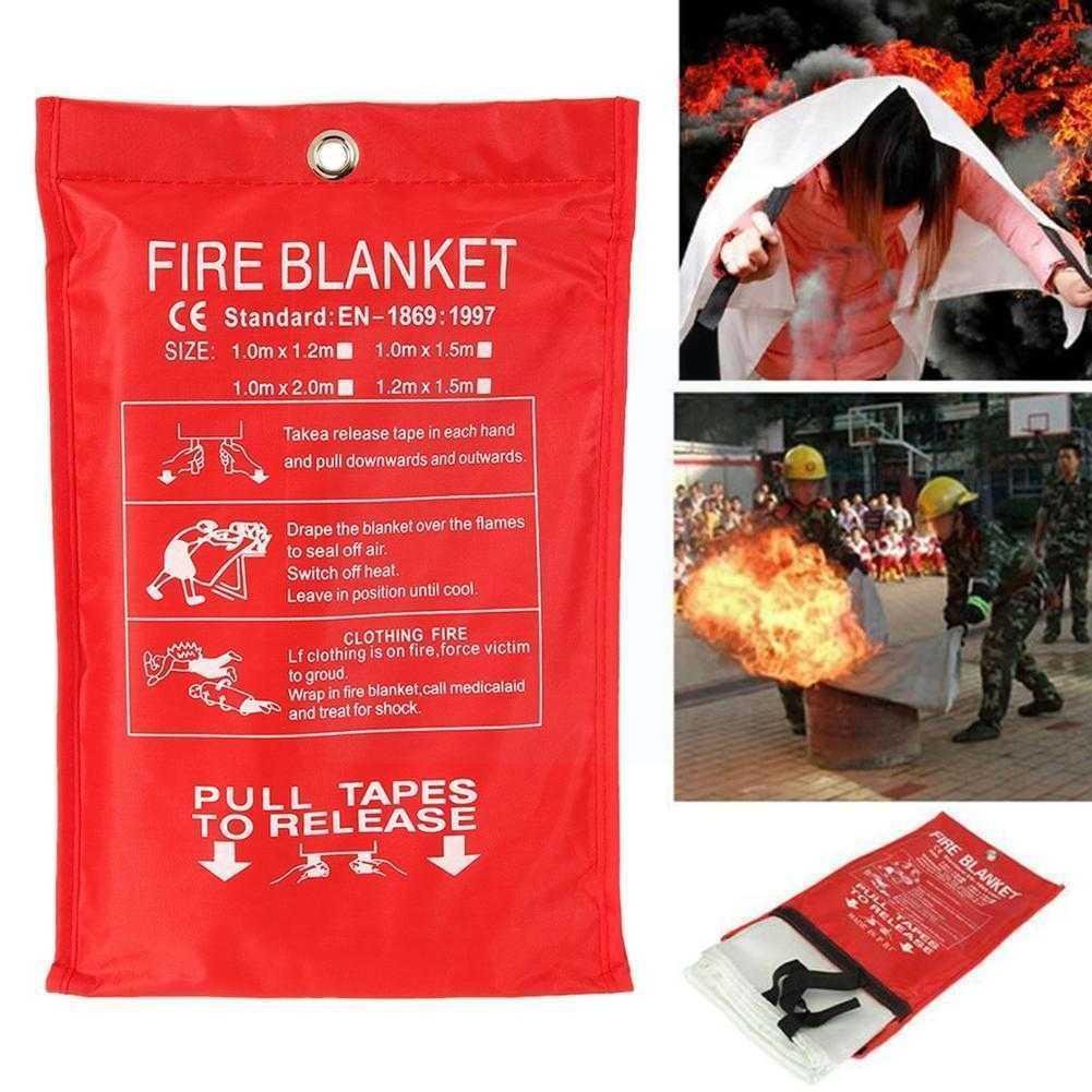 Fire Blanket Fiberglass Cloth For Emergency Fire Safety Protection