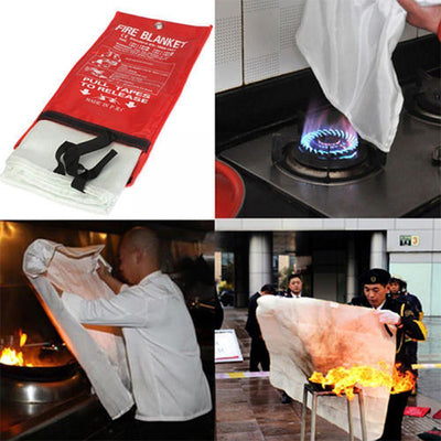 Fire Blanket Fiberglass Cloth For Emergency Fire Safety Protection