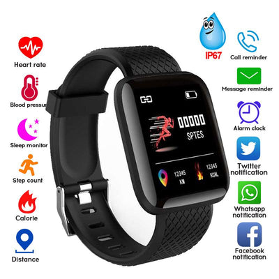 Fitness Tracker Smartwatch With Heart Rate Monitor And Activity Tracking