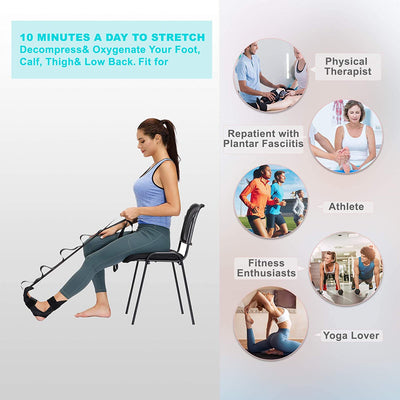 Leg Stretcher Strap For Flexibility And Lower Back Pain Relief