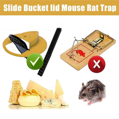 Flip And Slide Rat Trap For Efficient Pest Control