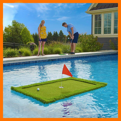 Floating Putting Green Mat For Golf Practice Training Indoors Outdoors
