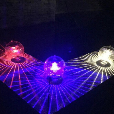 Floating Swimming Pool Disco Light Solar Powered LED Water Drift