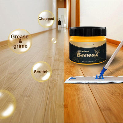 Natural Beeswax Wood Polish For Floor And Furniture Renovation