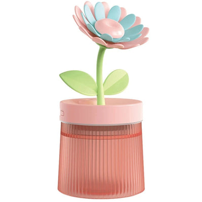 Flower Air Humidifier USB Aromatherapy Diffuser With Light For Bedroom Car Desk