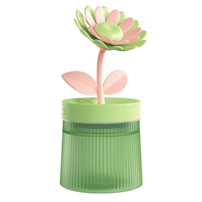 Flower Air Humidifier USB Aromatherapy Diffuser With Light For Bedroom Car Desk