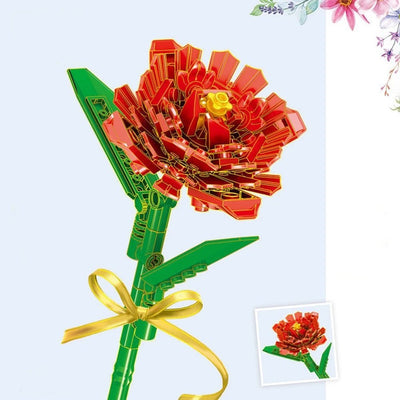 Flower Bouquet Mini Blocks 3D Puzzle Creative Building Fun Gift