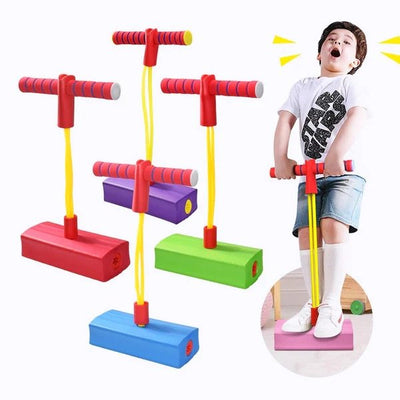 Foam Pogo Stick Kids Fitness Sensory Balance Jump Toy