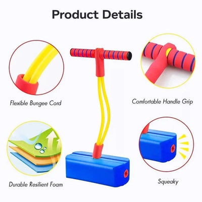 Foam Pogo Stick Kids Fitness Sensory Balance Jump Toy