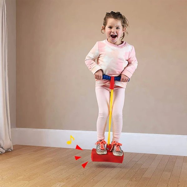 Foam Pogo Stick Kids Fitness Sensory Balance Jump Toy