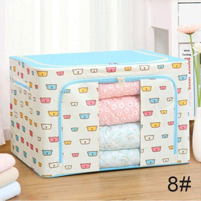 Foldable Cloth Organizer For Clothes Towels And Sheets Storage