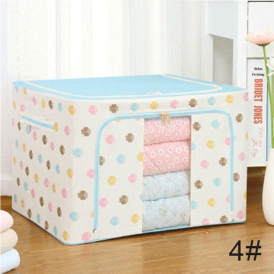 Foldable Cloth Organizer For Clothes Towels And Sheets Storage