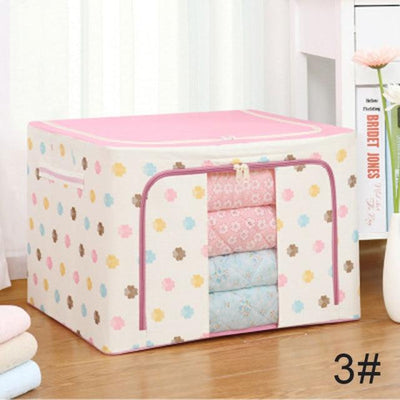 Foldable Cloth Organizer For Clothes Towels And Sheets Storage
