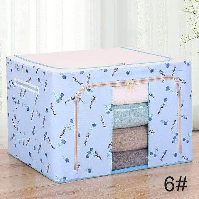 Foldable Cloth Organizer For Clothes Towels And Sheets Storage