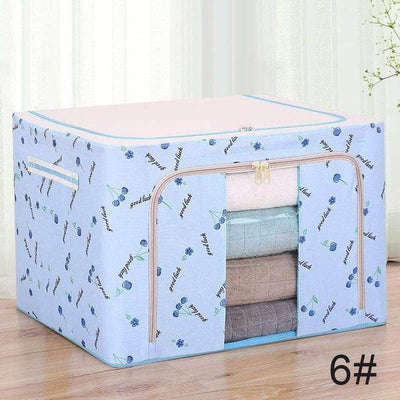 Foldable Cloth Organizer For Clothes Towels And Sheets Storage