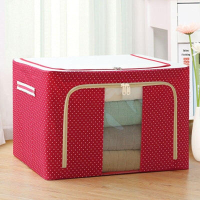Foldable Cloth Organizer For Clothes Towels And Sheets Storage