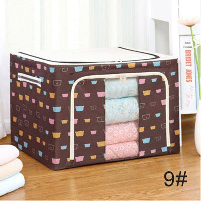 Foldable Cloth Organizer For Clothes Towels And Sheets Storage