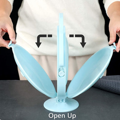 Foldable Fruit Plate Creative Tray For Dessert Display And Serving
